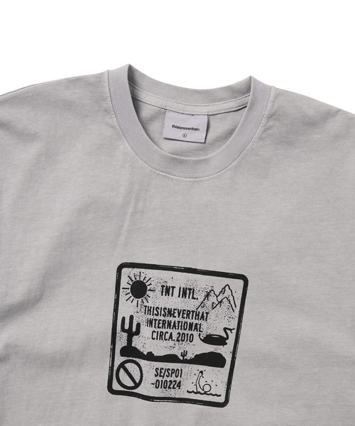 「thisisneverthat」 半袖Tシャツ L ホワイト メンズ_画像5