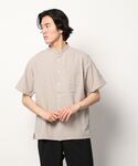 「coen」 半袖シャツ SMALL ブラウン...の詳細画像2