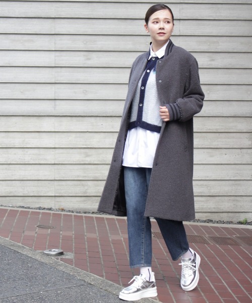 「H.A.K」 長袖シャツ FREE ホワイト レディース_画像4