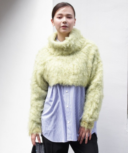 「H.A.K」 長袖シャツ FREE ホワイト レディース_画像5