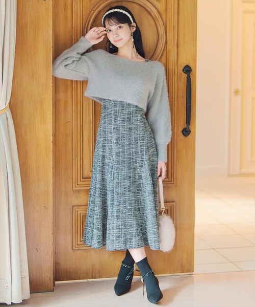 WILLSELECTION（ウィルセレクション） ワンピース カットツイード