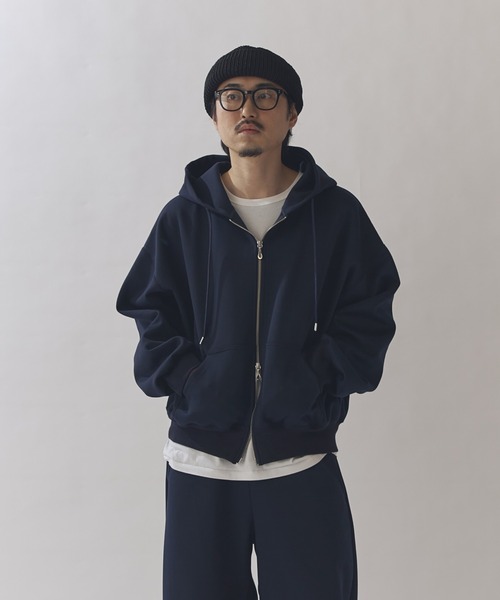 Lui's（ルイス） パーカー リラックス フードジップブルゾン メンズ