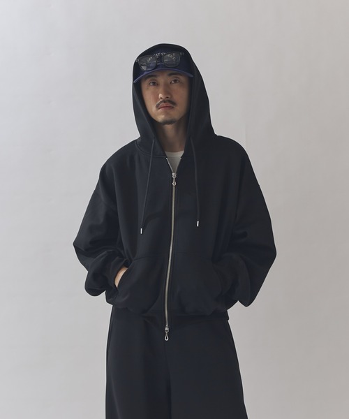 Lui's（ルイス） パーカー リラックス フードジップブルゾン メンズ