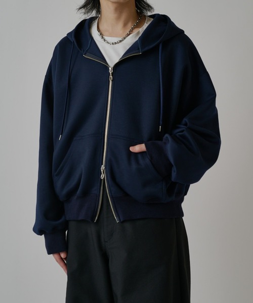 Lui's（ルイス） パーカー リラックス フードジップブルゾン メンズ
