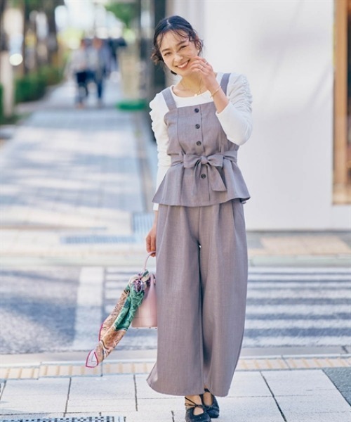服/ファッション LIBE ニッセン（nissen） セレモニースーツ セットアップ リボン付ビスチェ