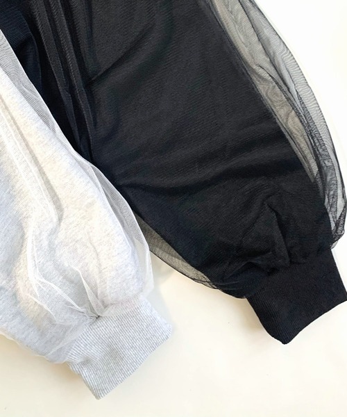 「Q」 スウェットカットソー MEDIUM ライトグレー レディース_画像5