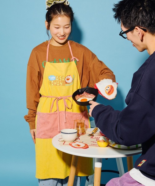 niko and…（ニコアンド） エプロン 「にっぽんのASAGOHAN」エプロン