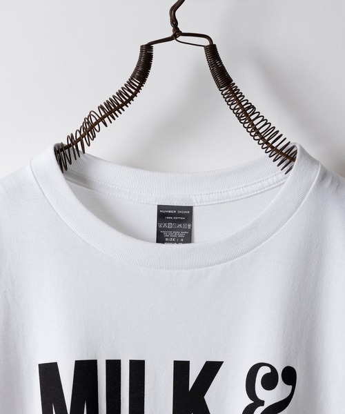 「NUMBER (N)INE」 半袖Tシャツ 4 ホワイト メンズ_画像2