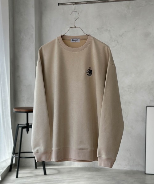 「Quash」 長袖Tシャツ M ブルーグリーン メンズ_画像3
