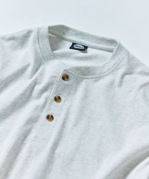 「FREAK'S STORE」 長袖Tシャツ MEDIUM チャコールグレー メンズ_画像3