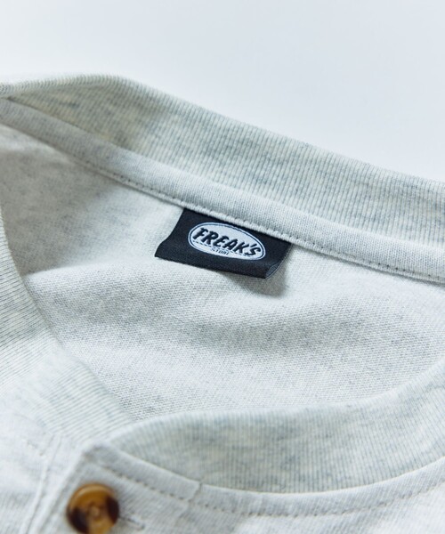 「FREAK'S STORE」 長袖Tシャツ MEDIUM チャコールグレー メンズ_画像4