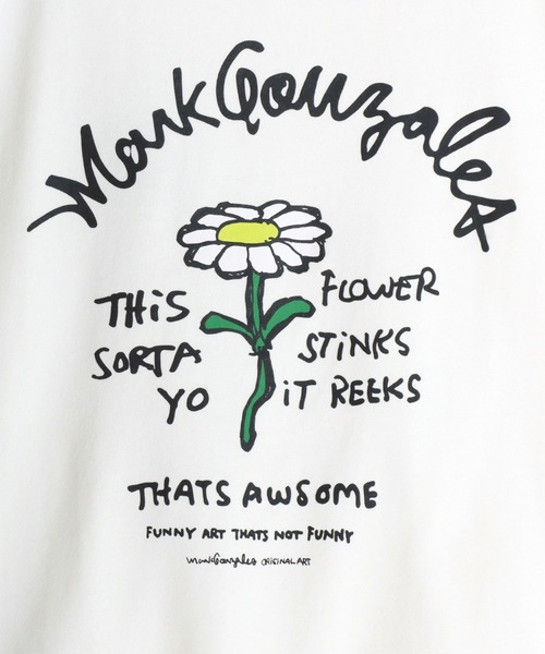 「Mark Gonzales」 プルオーバーパーカー L グレー系その他 メンズ_画像4