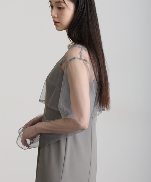 「atlo」 コンビワンピース M ベージュ レディースの画像