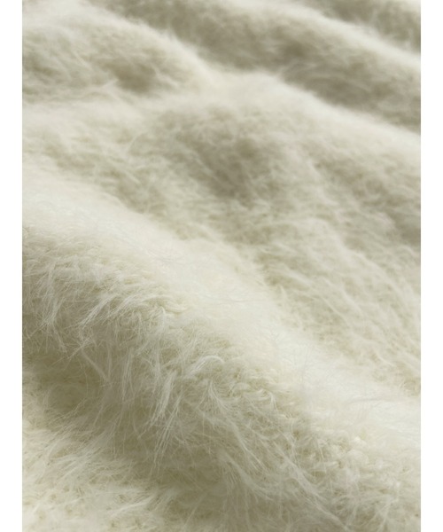 「nissen」 ニットベスト M アイボリー レディース_画像2