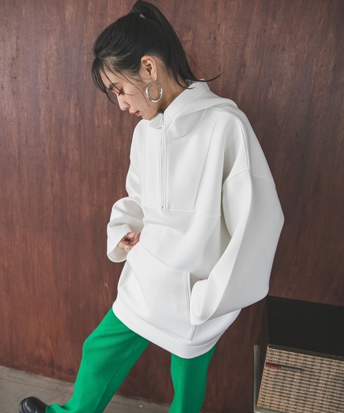 「bohmal」 プルオーバーパーカー FREE ブラック レディース_画像2