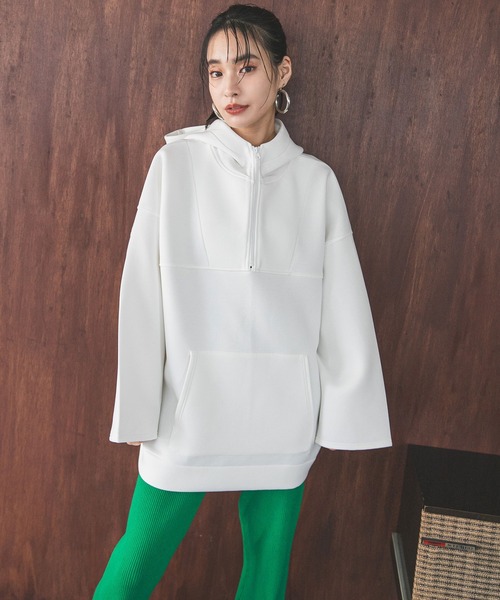 「bohmal」 プルオーバーパーカー FREE ブラック レディース_画像3