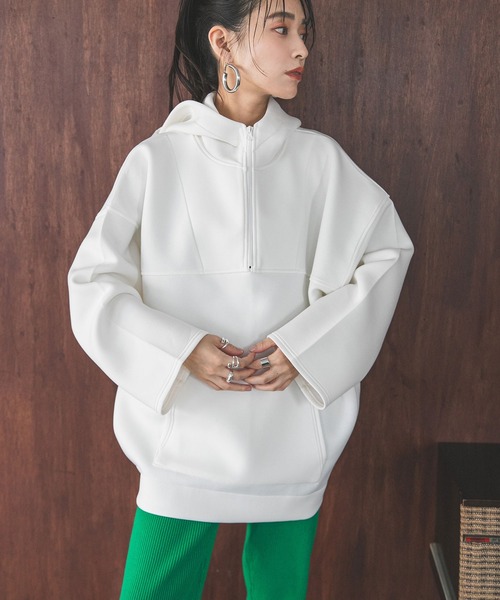 「bohmal」 プルオーバーパーカー FREE ブラック レディース_画像5