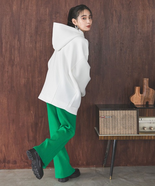 「bohmal」 プルオーバーパーカー FREE ブラック レディース_画像9