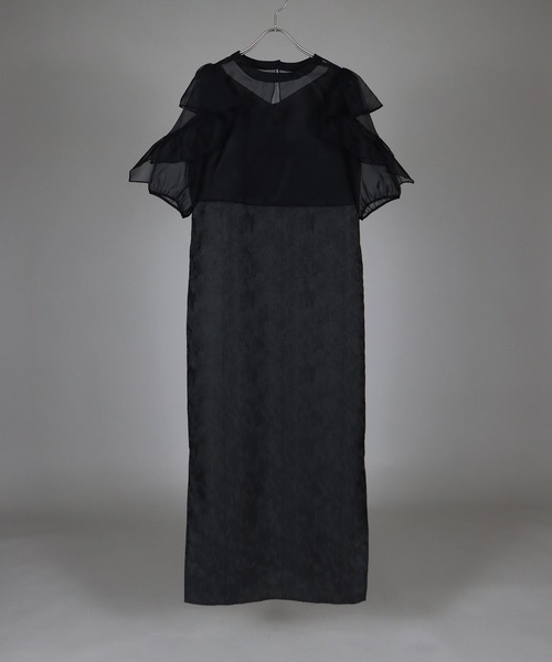 「J by blue」 コンビワンピース MEDIUM ネイビー レディースの画像