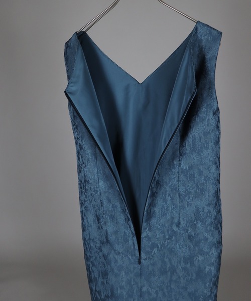 「J by blue」 コンビワンピース MEDIUM ネイビー レディースの画像