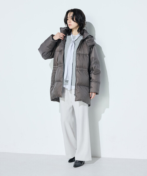 「COMME CA」 長袖ニット 9号 ミント レディース_画像2