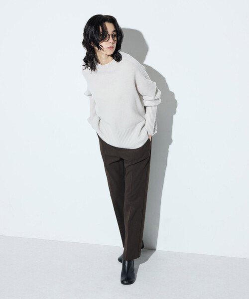「COMME CA」 長袖ニット 9号 ミント レディース_画像7