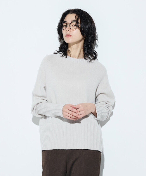 「COMME CA」 長袖ニット 9号 ミント レディース_画像9