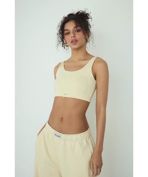アリシアスタン　Wellness Padded Cropped Tank Top Wellness Cross Back Tank Top | ALEXIA STAM
