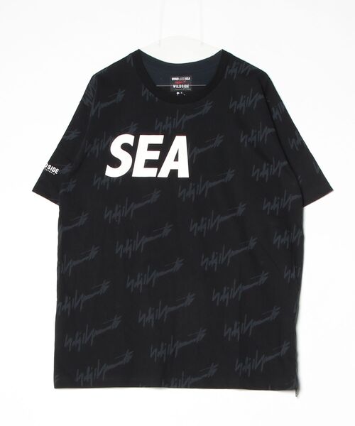WIND AND SEA（ウィンダンシー） 半袖Tシャツ 4 ブラック メンズ