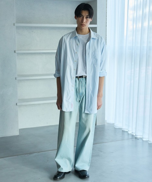 「Lee」 デニムパンツ SMALL ダークインディゴブルー メンズの画像