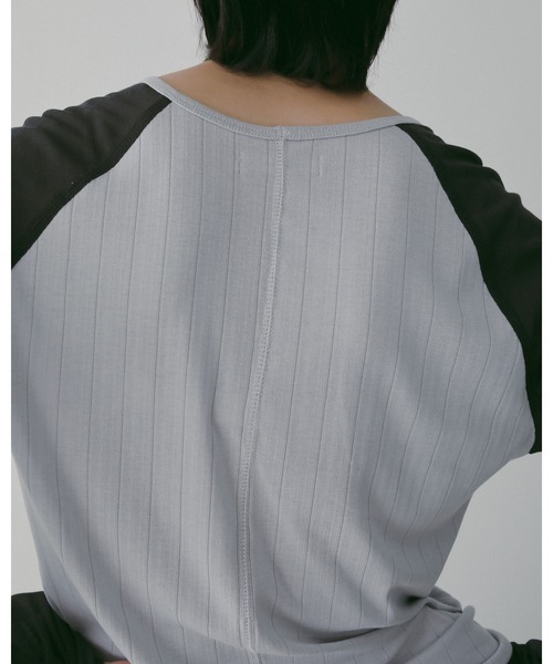 anuke（アンヌーク） tシャツ Sheer Raglan T-Shirts レディース