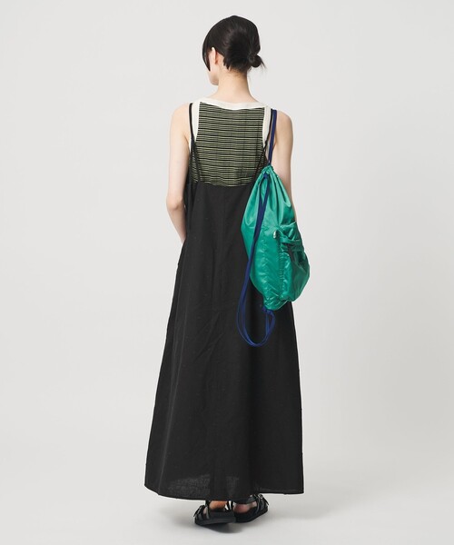 BEAUTY＆YOUTH UNITED ARROWS ワンピース 夏 麻ブレンド ドット キャミ 