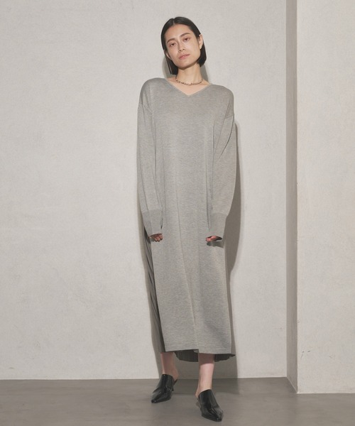 「Audrey and John Wad」 ニットワンピース S ブラック レディース_画像8