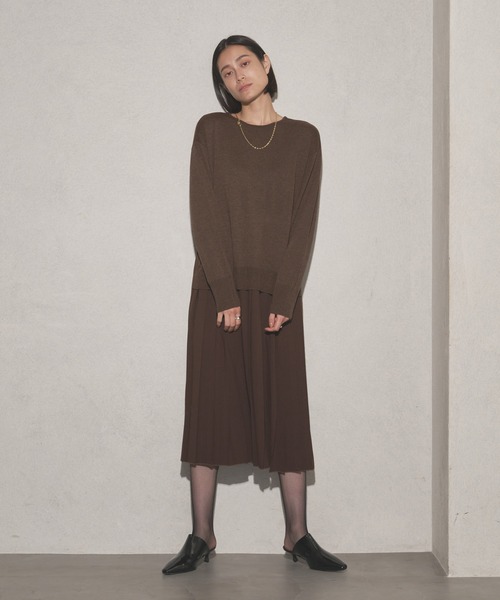 「Audrey and John Wad」 ニットワンピース S ブラック レディース_画像9