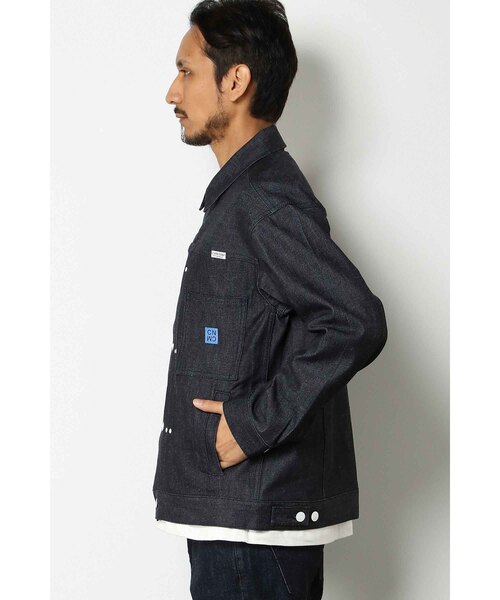 「ikka」 デニムジャケット X-LARGE ブルー メンズ_画像5