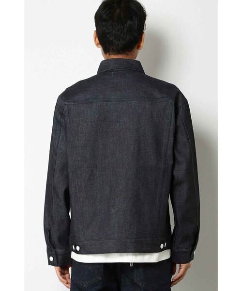 「ikka」 デニムジャケット X-LARGE ブルー メンズ_画像7