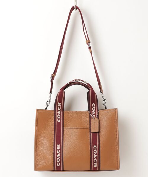 COACH（コーチ） スミス 2WAYバッグ - ブラウン レディース : ZOZOTOWN 
