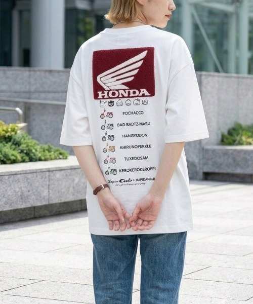 ALWAYS GOOD TIME tシャツ 「HONDA/ホンダ×Sanrio/サンリオ」HONDA×は