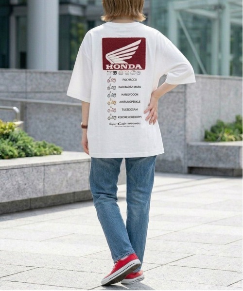 ALWAYS GOOD TIME tシャツ 「HONDA/ホンダ×Sanrio/サンリオ」HONDA×は