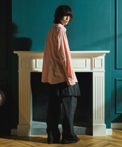 Camphor wood シャツ SHEER CHECK L/S SHIRTS / シアチェックロング