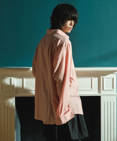 Camphor wood シャツ SHEER CHECK L/S SHIRTS / シアチェックロング