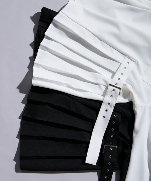 「Ellno Loset」 長袖シャツ MEDIUM ブラック メンズ_画像3