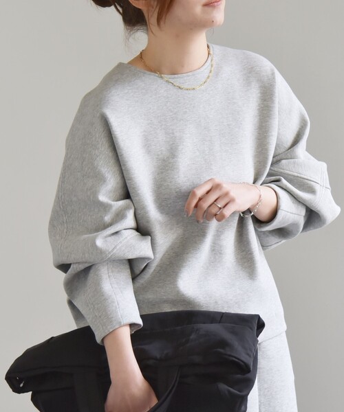「quaranciel」 長袖カットソー ONE SIZE ネイビー レディース_画像4