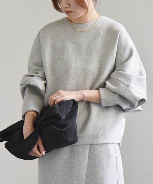 「quaranciel」 長袖カットソー ONE SIZE ネイビー レディース_画像5
