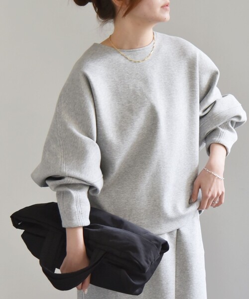 「quaranciel」 長袖カットソー ONE SIZE ネイビー レディース_画像9