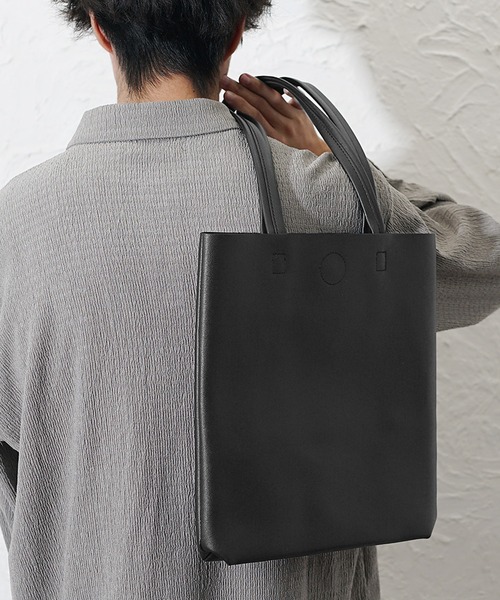 MinoriTY（マイノリティ） トートバッグ 「MinoriTY」PUレザースクエア