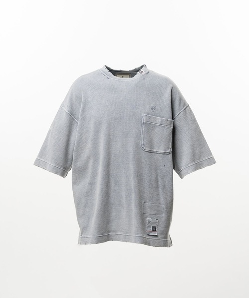tシャツ 「MIHARAYASUHIRO/ミハラヤスヒロ」Bleached Thermal T-shirt / BLEACHED TEE メンズ