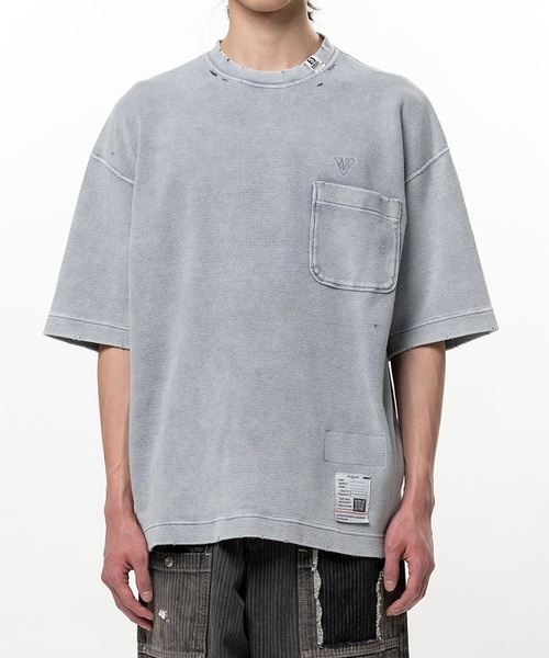 tシャツ 「MIHARAYASUHIRO/ミハラヤスヒロ」Bleached Thermal T-shirt / BLEACHED TEE メンズ_10