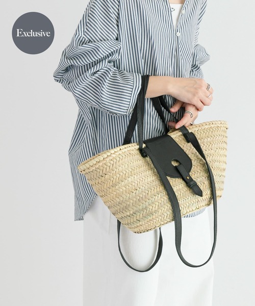 「KECH LeS ESSENTIELS」 かごバッグ - ブラック レディース