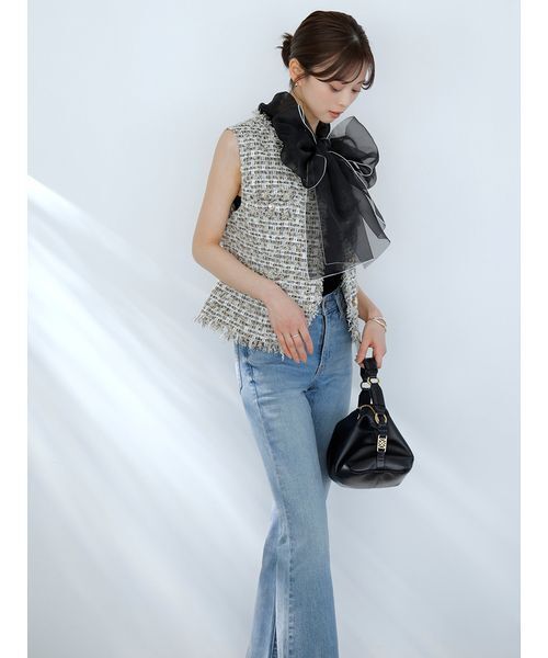 SNIDEL（スナイデル） ベスト ジレ 「HIGH QUALITY」ファンシー